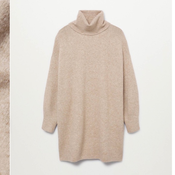 Mango turtleneck knit dress - Picture 2 of 5